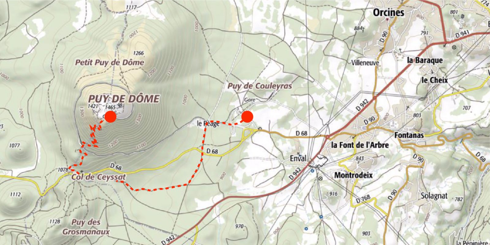 Randonnée au Puy de Dôme Les